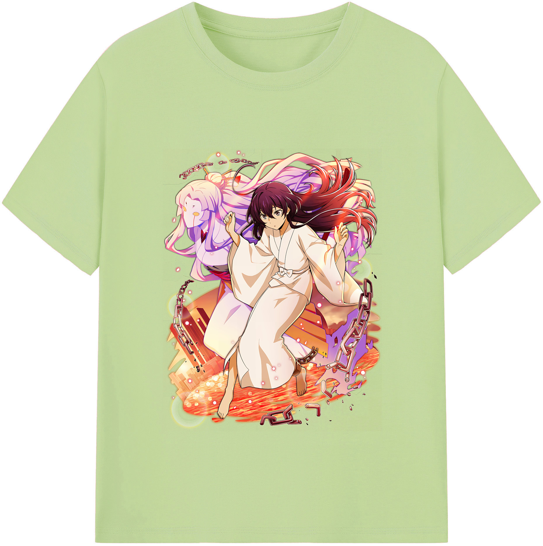 （画像用） 文豪ストレイドッグス Bungo Stray Dogs 綿100％半袖Tシャツ（フロントプリント）